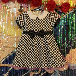 Harajuku Mini Checkered Dress - Size 2T
